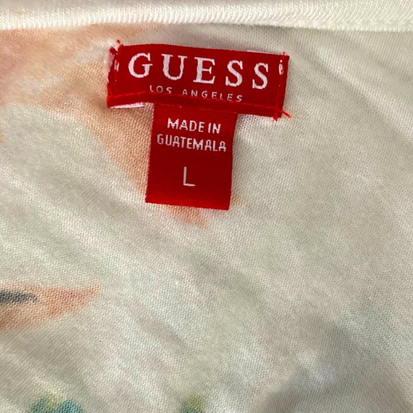 🌺HP🌺 NWOT Guess Floral Half Shoulder Top - Picture 4 of 5
